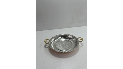 ÇİFT KULPLU MİNİ BAKIR SOS TAVASI ÇİFT KULPLU MİNİ BAKIR SOS TAVASI