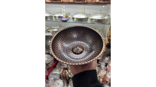 BAKIR OKSİTLİ HAMAM TASI BAKIR OKSİTLİ HAMAM TASI