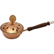  Bakır Buhurdanlık –tütsülük Kırmızı