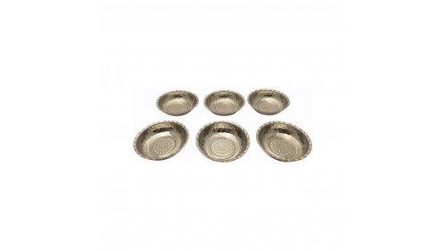 Kahvaltılık Bakır Mini Kase 6'lı Set Kahvaltılık Bakır Mini Kase 6'lı Set