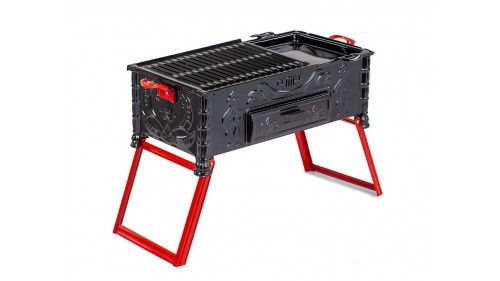 C-16 Cemre Tavalı Ayaklı Mangal 33*70 cm