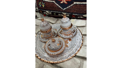 2Lİ FİNCAN TAKIMI BEYAZ İŞLEME 2Lİ FİNCAN TAKIMI BEYAZ İŞLEME