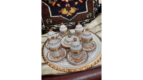 BAKIR İŞLEMLİ KAHVE FİNCAN TAKIMI BAKIR İŞLEMLİ KAHVE FİNCAN TAKIMI