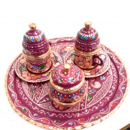 2li bakır fincan takımı