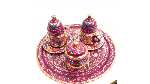 2li bakır fincan takımı