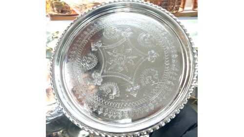 35cm bakır işlemeli tepsi 35cm bakır işlemeli tepsi