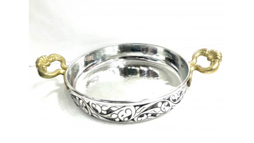 20cm oyma bakır tava