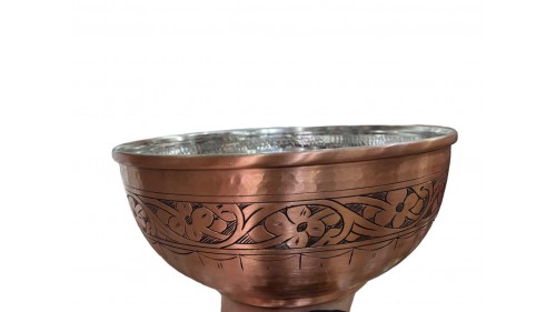 Bakır Salata Meyve kabı Bakır Salata Meyve kabı