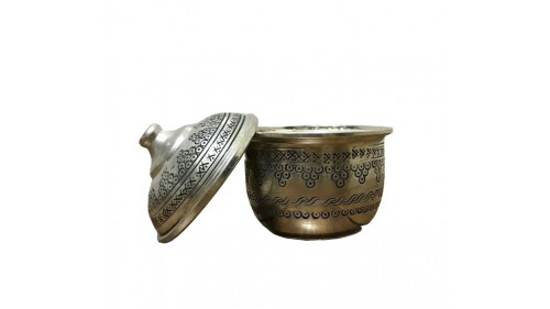 Kalaylı bakır üzümlü şekerlik Kalaylı bakır üzümlü şekerlik