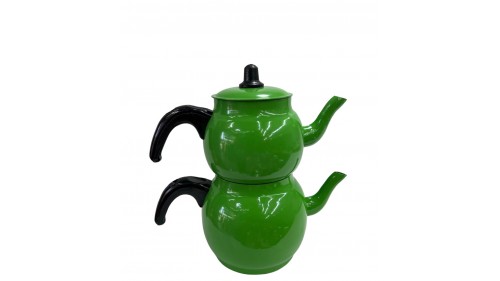 Yeşil boyalı Alüminyum Takım Çaydanlık Yeşil boyalı Alüminyum Takım Çaydanlık