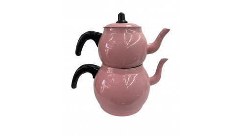 Pembe Renk Alüminyum Takım çaydanlık Pembe Renk Alüminyum Takım çaydanlık