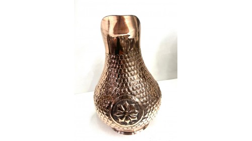 Yıldız desenli bakır sürahi kırmızı Yıldız desenli bakır sürahi kırmızı