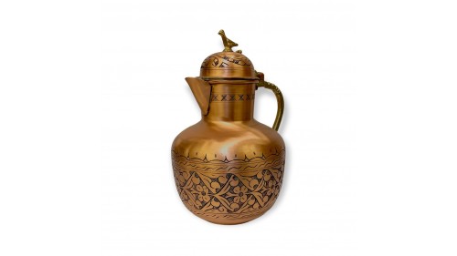 El İşleme Skoçlu Bakır Osmanlı Sürahi El İşleme Skoçlu Bakır Osmanlı Sürahi