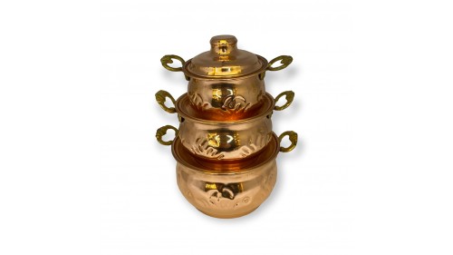 Minyatür Bakır Güveç Seti