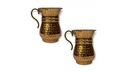 2 Adet Bakır Maşrapa