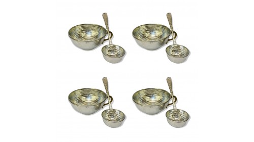 4 Adet Kalaylı Bakır Ayran Tası