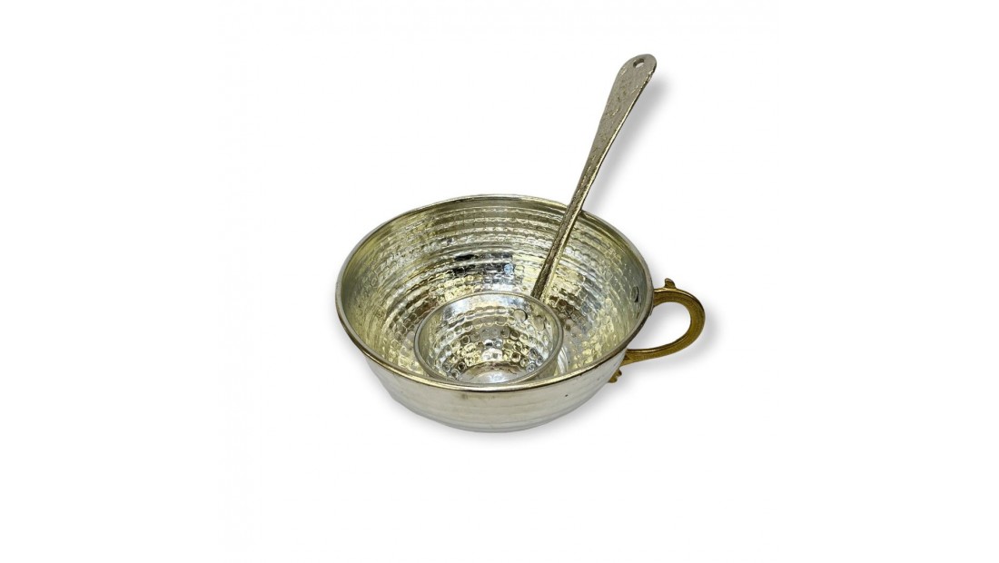 Kalaylı Bakır Ayran Tası